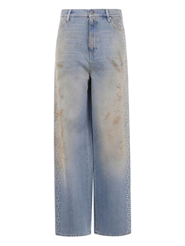 Golden Goose Jeans Clear Blue