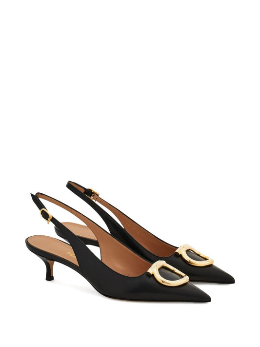 Ferragamo With Heel Black