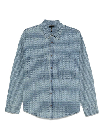 Emporio Armani Shirts Blue