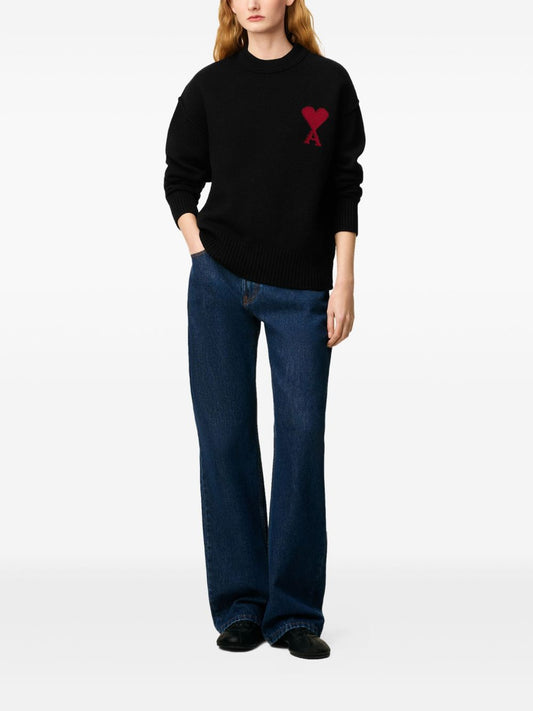 Ami Paris Sweaters Black