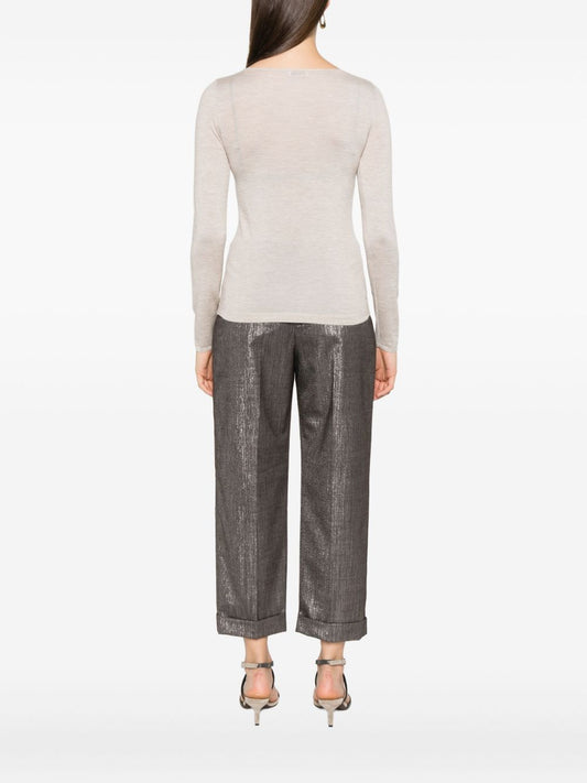 Brunello Cucinelli Long-sleeve round-neck T-shirt