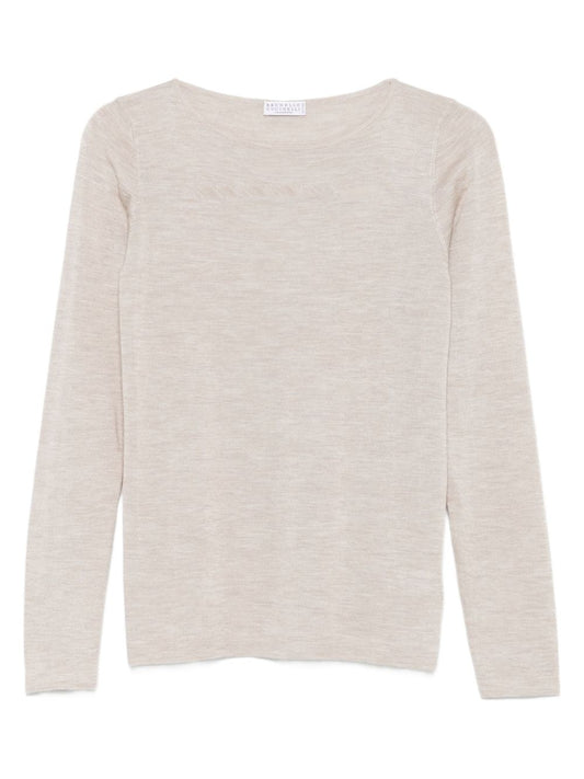 Brunello Cucinelli Long-sleeve round-neck T-shirt