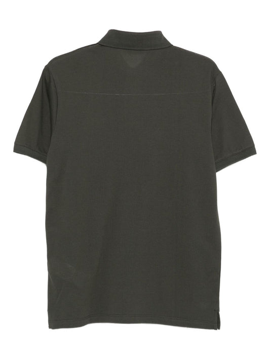 Emporio Armani Embroidered-detail polo shirt