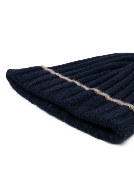 Brunello Cucinelli Ribbed cashmere hat