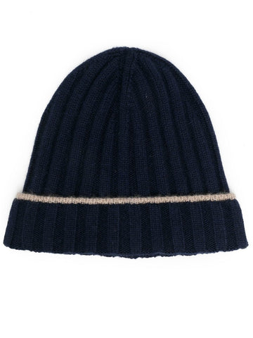 Brunello Cucinelli Ribbed cashmere hat