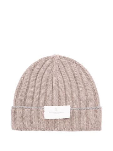 Brunello Cucinelli Cashmere Rib Knit Beanie