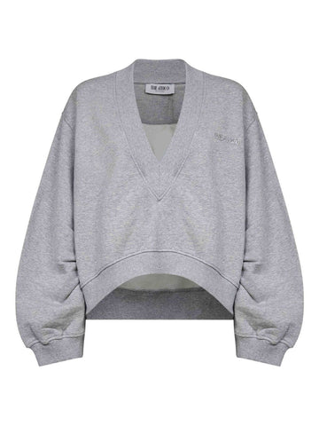 The Attico Sweaters Light Grey
