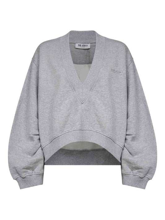 The Attico Sweaters Light Grey