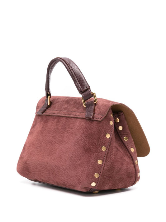 Zanellato Postina Baby bag in red barbera nubuck leather