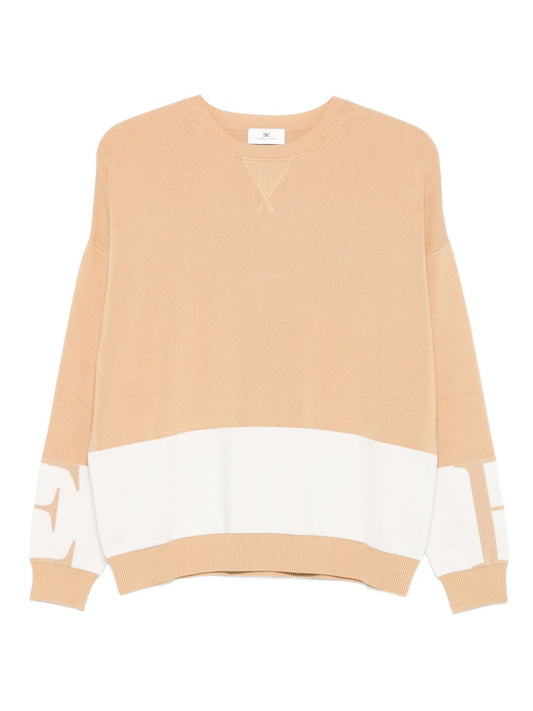 Elisabetta Franchi Sweaters Beige