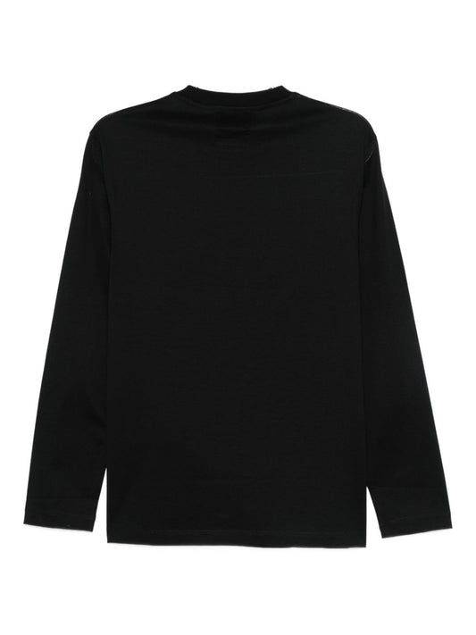 Emporio Armani Long-sleeved cotton T-shirt