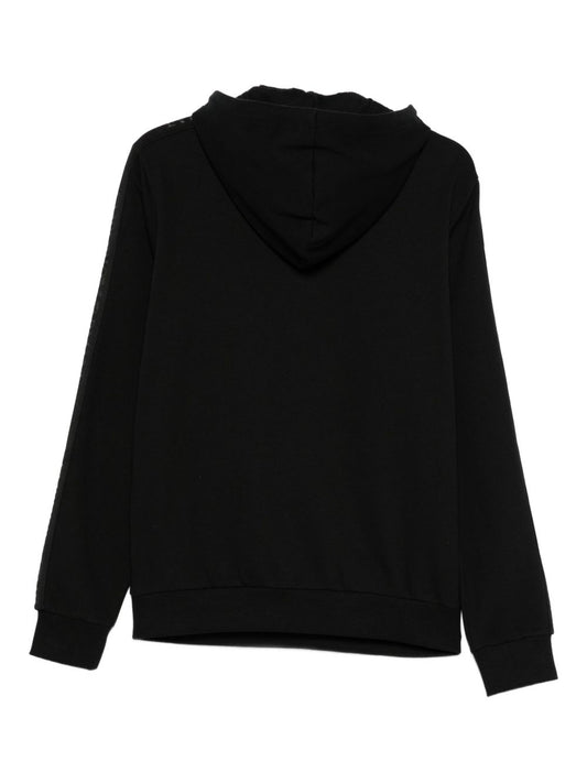 Emporio Armani Embroidered-logo hoodie