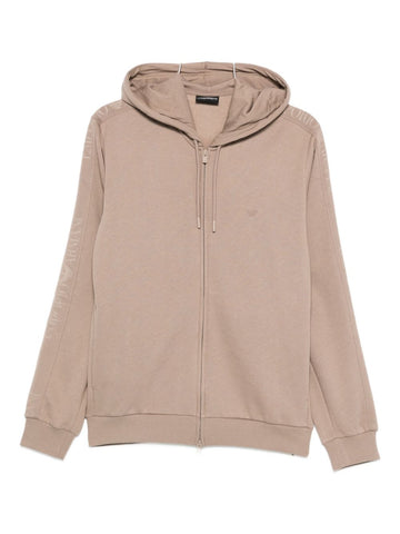 Emporio Armani Embroidered-logo hoodie