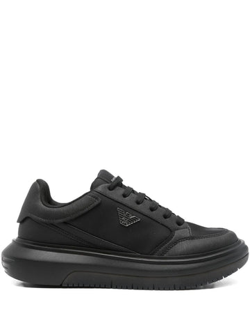 EMPORIO ARMANI EXCLUSIVE Panelled lace-up sneakers