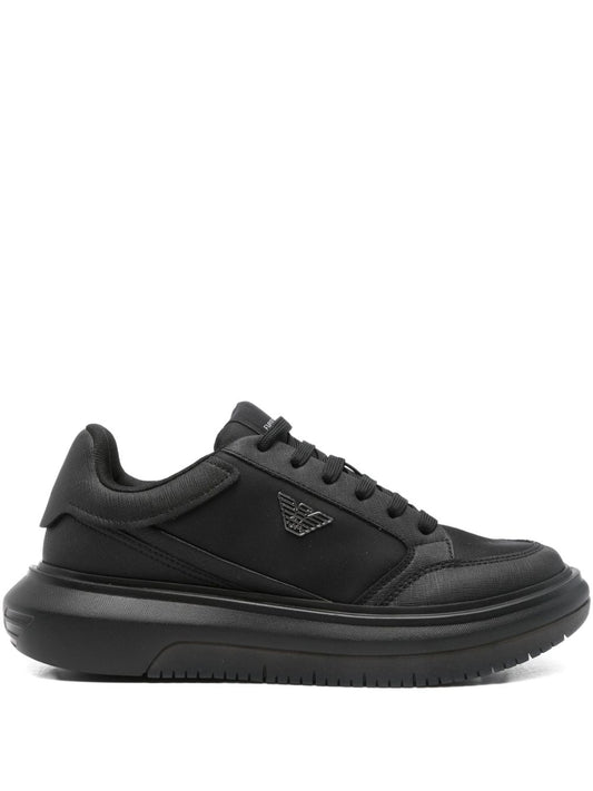 EMPORIO ARMANI EXCLUSIVE Panelled lace-up sneakers