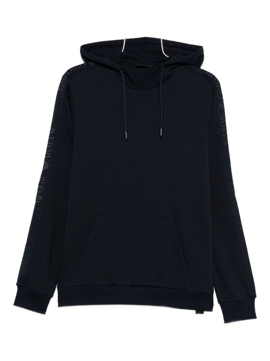 Emporio Armani Embroidered-logo hoodie