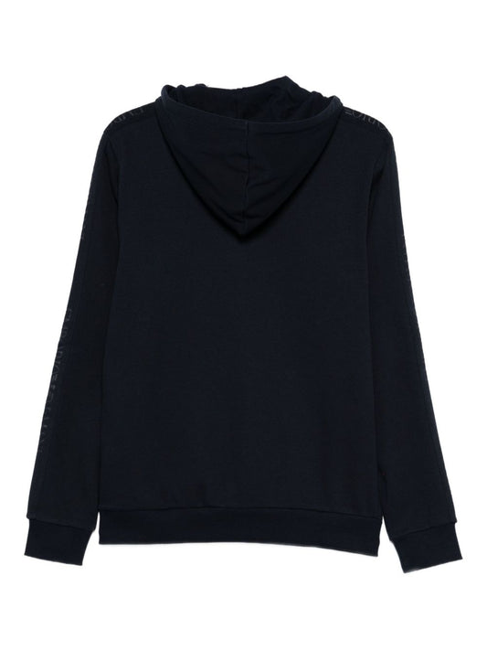 Emporio Armani Embroidered-logo hoodie