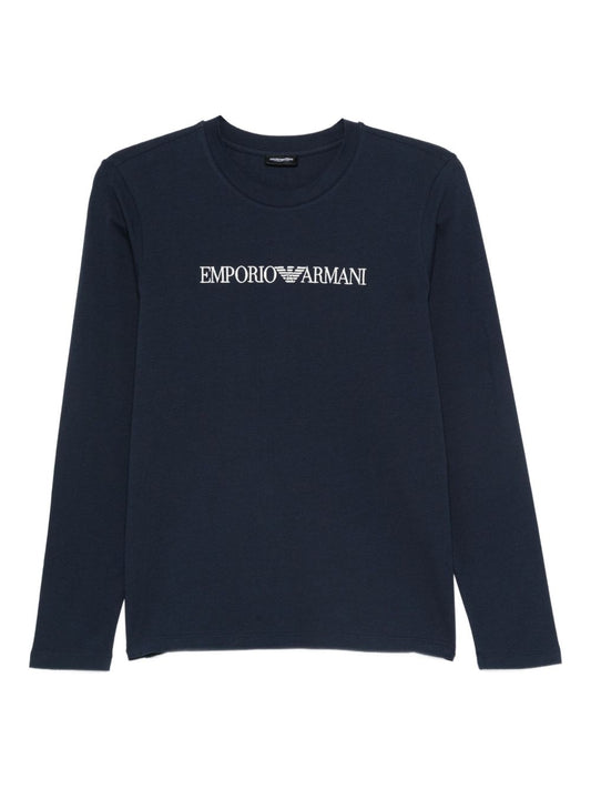Emporio Armani Long-sleeved top with logo