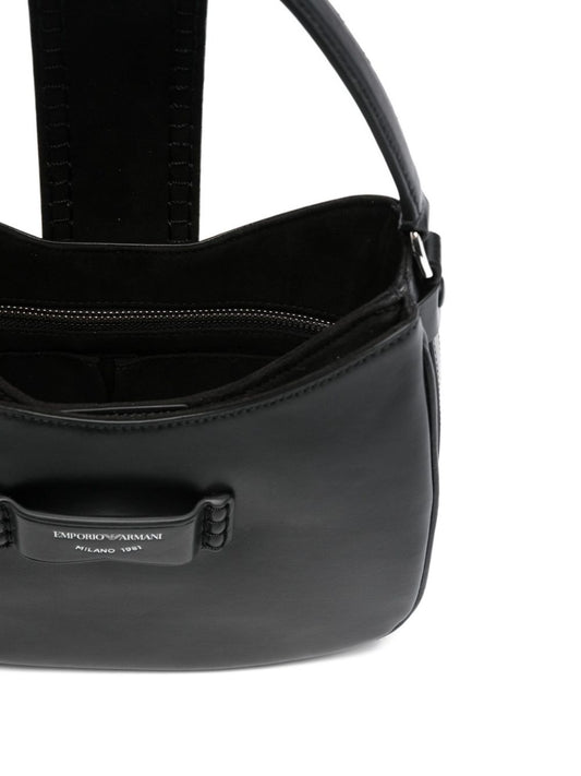 Emporio Armani braided-detail tote bag