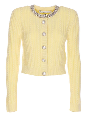 Self-Portrait Cardigan with buttons