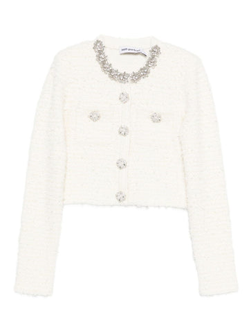 Self-Portrait Embellished-buttons cardigan