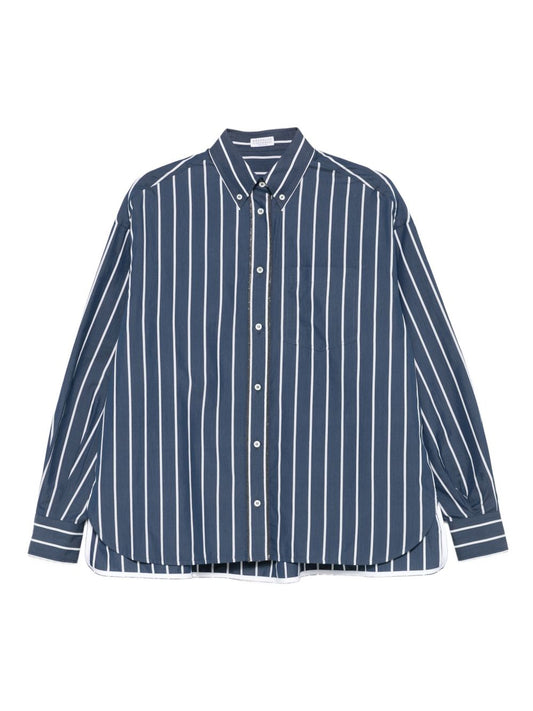 Brunello Cucinelli Striped button-down shirt