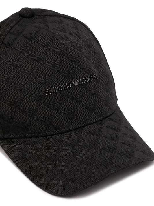 Emporio Armani Allover logo baseball cap