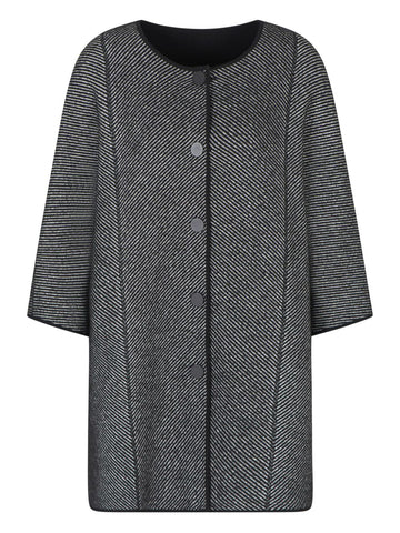 Emporio Armani Cape in double-faced virgin wool fabric stitch