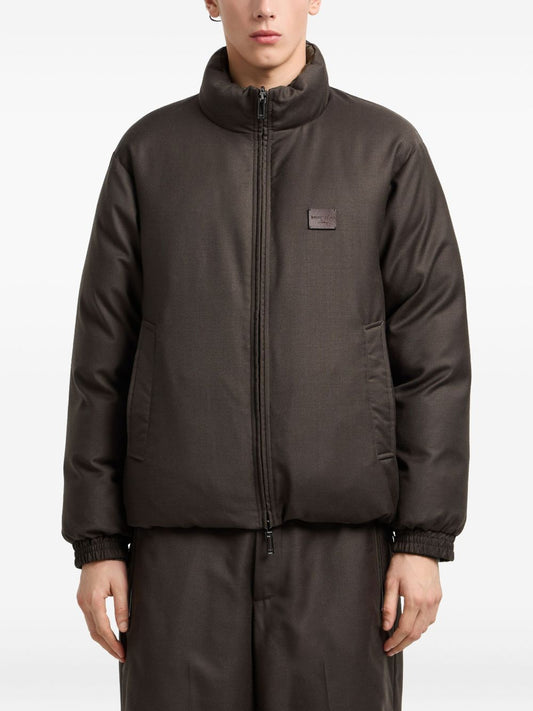 Emporio Armani Reversible high-neck padded jacket
