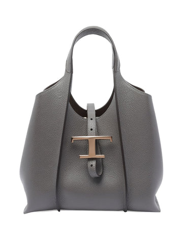 Tod's T Timeless Mini Leather Shopping Bag