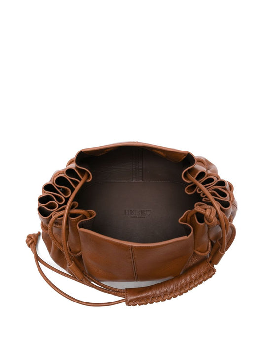 Hereu Pleated Shoulder Bag