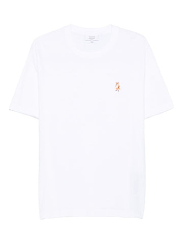 Maison Kitsuné Fox embroidered T-shirt