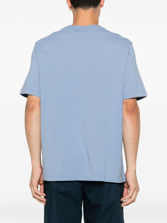 Maison Kitsuné Standing Fox-embroidered cotton T-shirt
