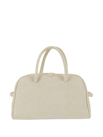 JACQUEMUS The Small Turismo crocodile-effect knotted shoulder bag