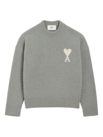 Ami Paris Sweaters Grey