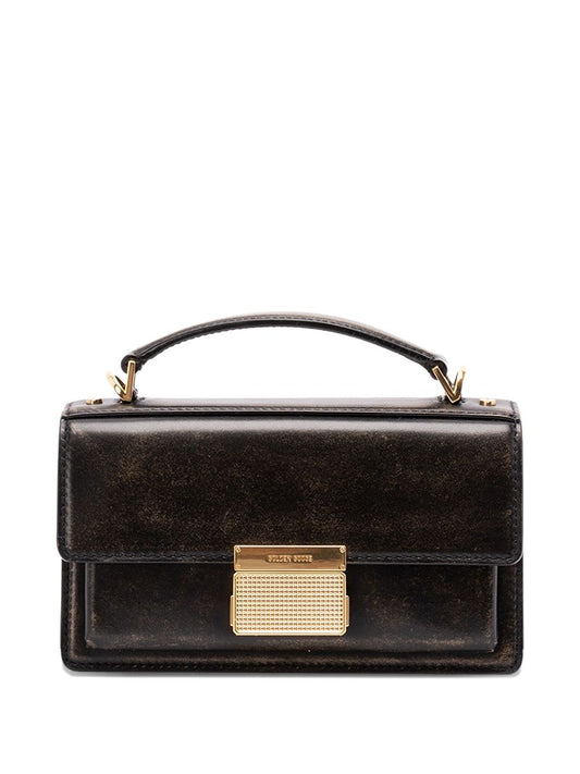 Golden Goose Venezia Bag in boarded leather with gold details
