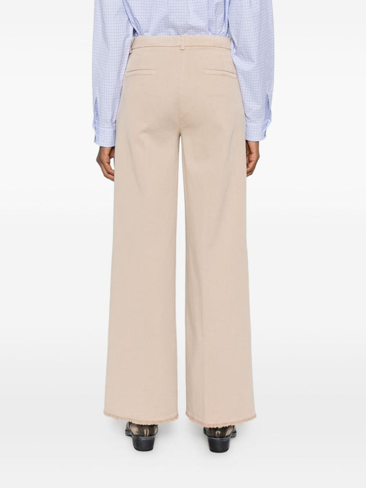 Via Masini 80 Trousers Beige