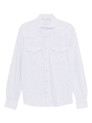 Brunello Cucinelli Double-pocket cotton shirt