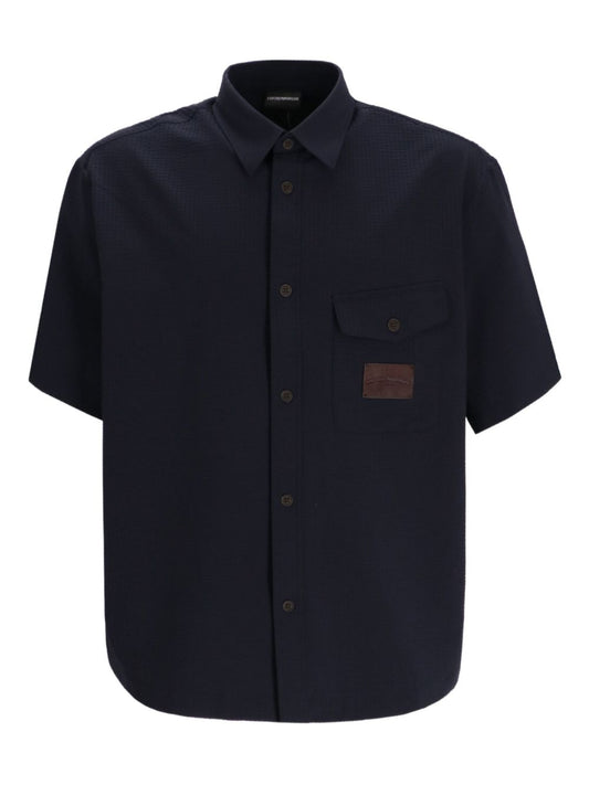 Emporio Armani Patch-pocket short-sleeve shirt