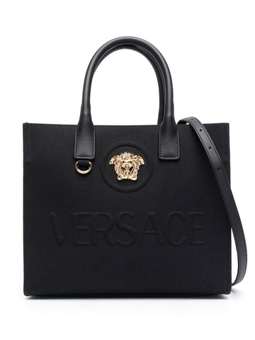 Versace Small La Medusa canvas tote bag
