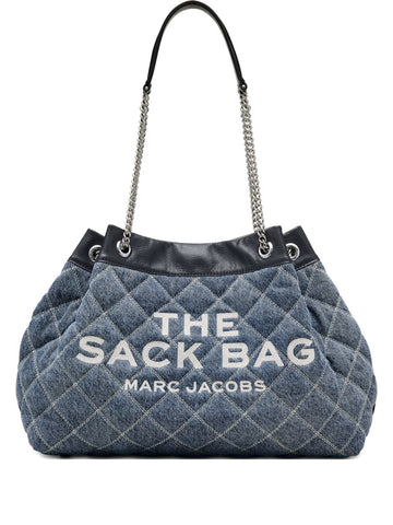 Marc Jacobs The Quilted Denim Large Chain Sack Bag