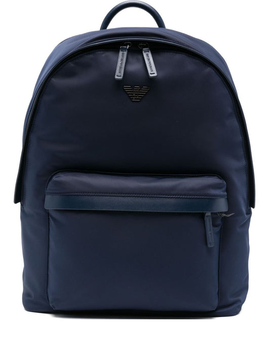 Emporio Armani Logo Nylon Backpack