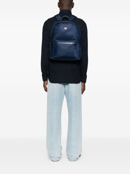 Emporio Armani Logo Nylon Backpack
