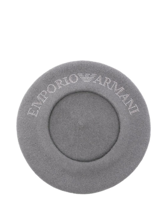 Emporio Armani Embellished wool beret
