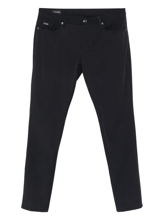 Emporio Armani Trousers with logo plaque
