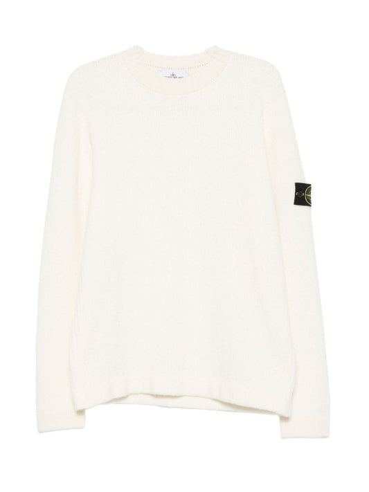 Stone Island Sweaters Ivory