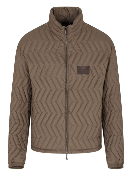 Emporio Armani Coats Beige