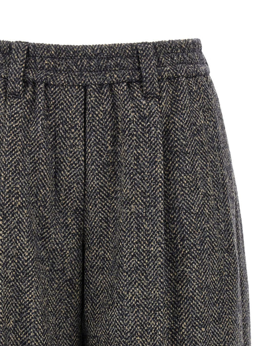 Brunello Cucinelli Herringbone twill shorts