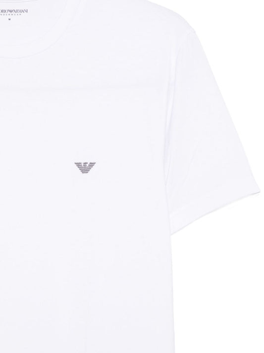 Emporio Armani Fitted loungewear t-shirt in soft modal