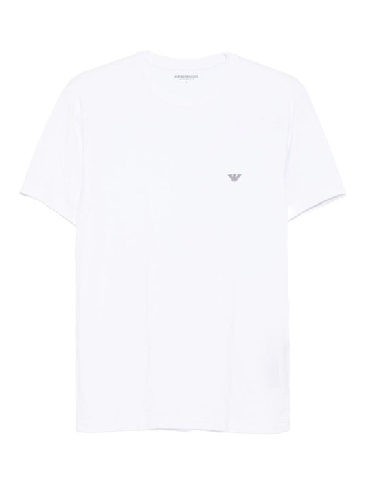 Emporio Armani Fitted loungewear t-shirt in soft modal